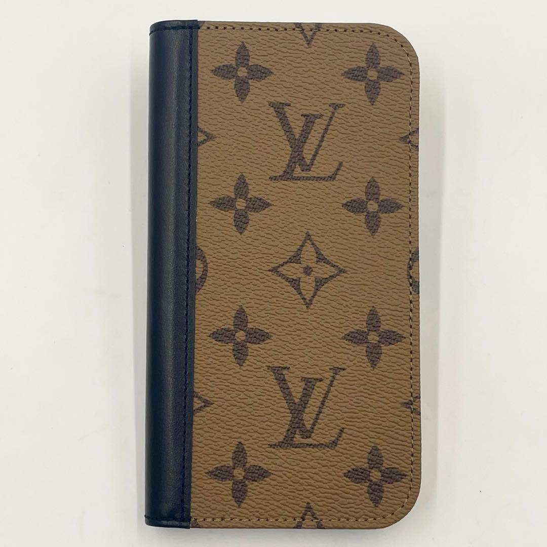 定価9万・美品ルイヴィトン モノグラムリバース フォリオ iPhone15Pro