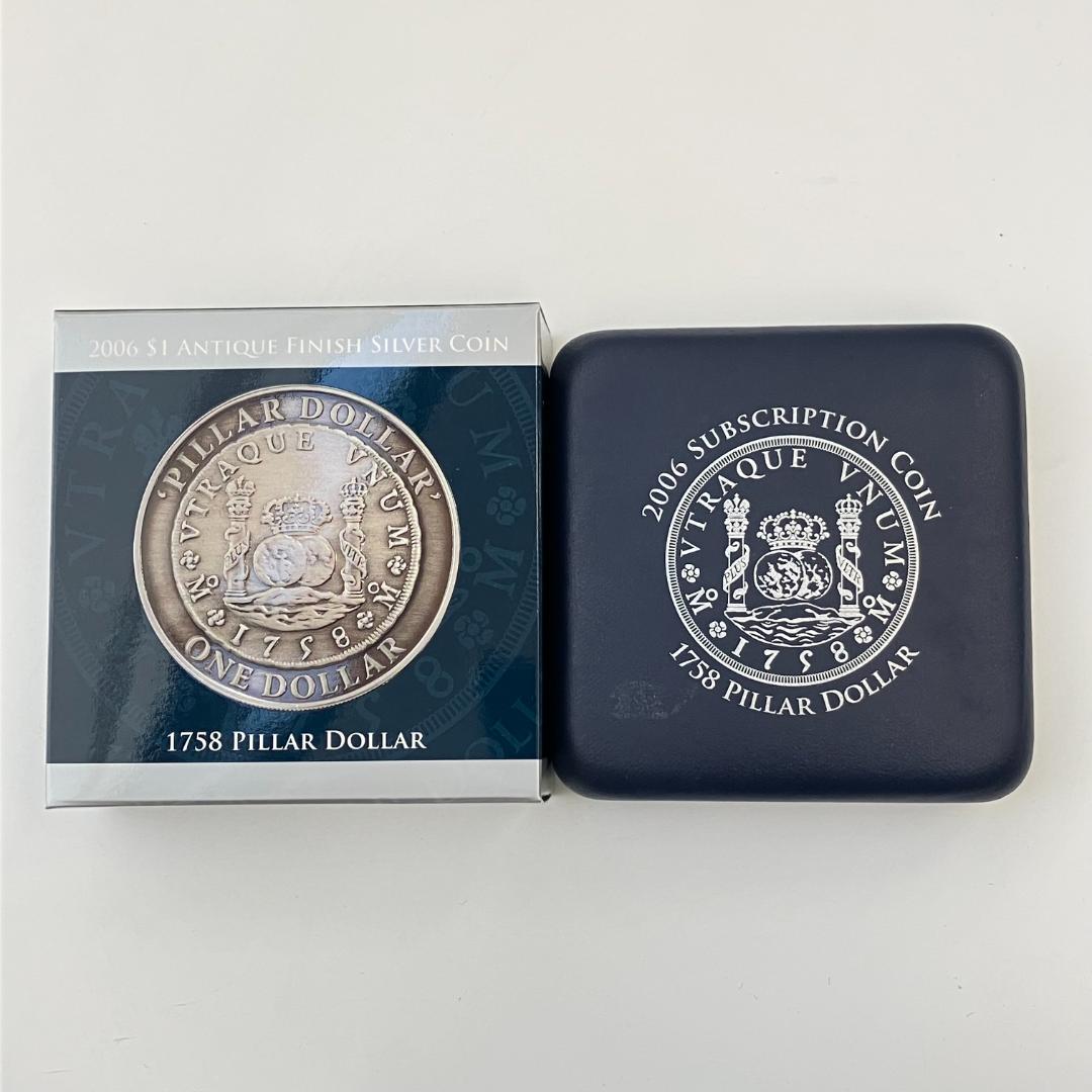 王立オーストラリア造幣局発行　ピラーダラー　アンティーク仕上げ 2006年