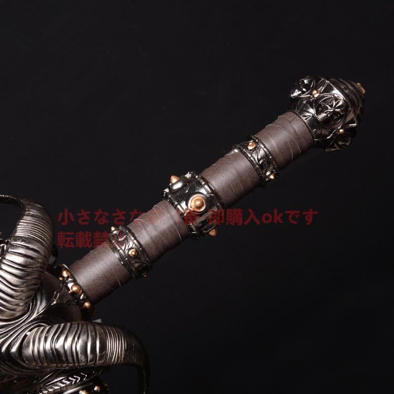 古兵器 武具　刀装具 模造刀 霜の哀しみ 「魔獣争覇」Cosplay 西洋剣