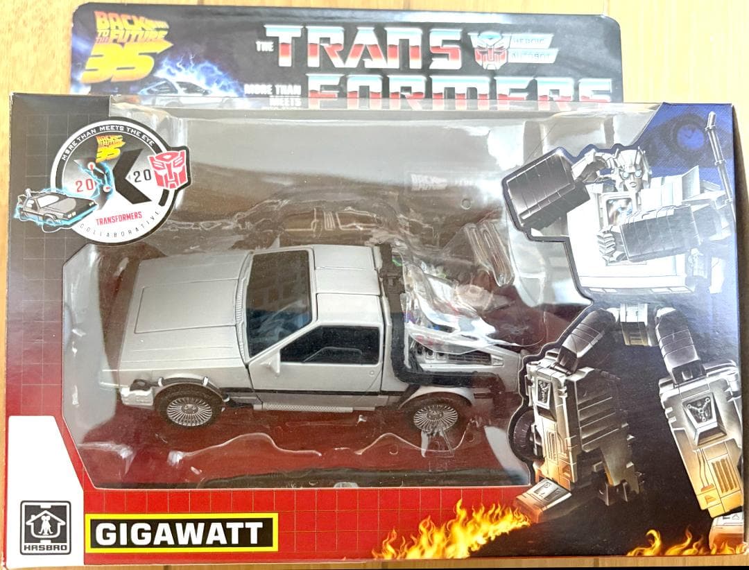 トランスフォーマー バック・トゥ・ザ・フューチャー デロリアン GIGAWATT