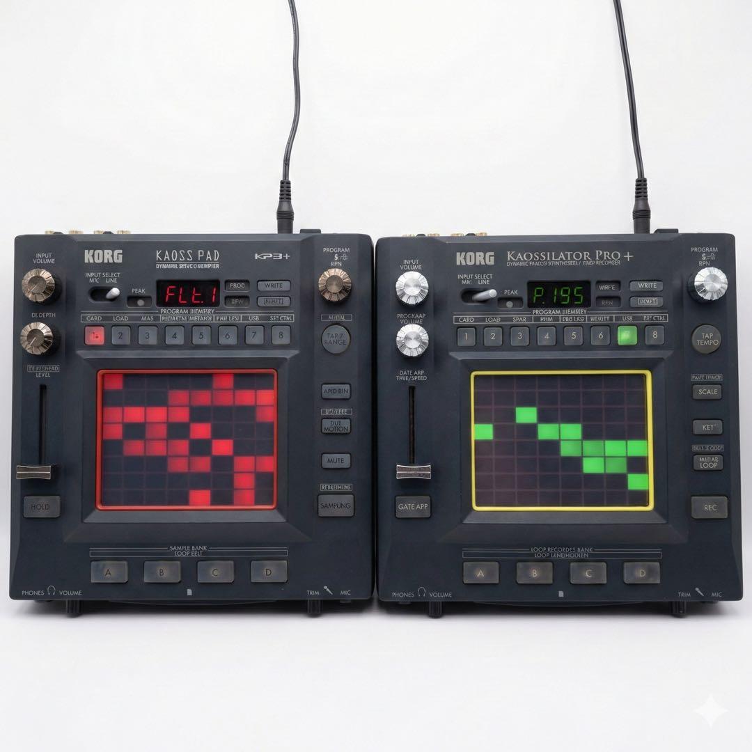 KORG KP3+ & KAOSSILATOR PRO+ 2台セット