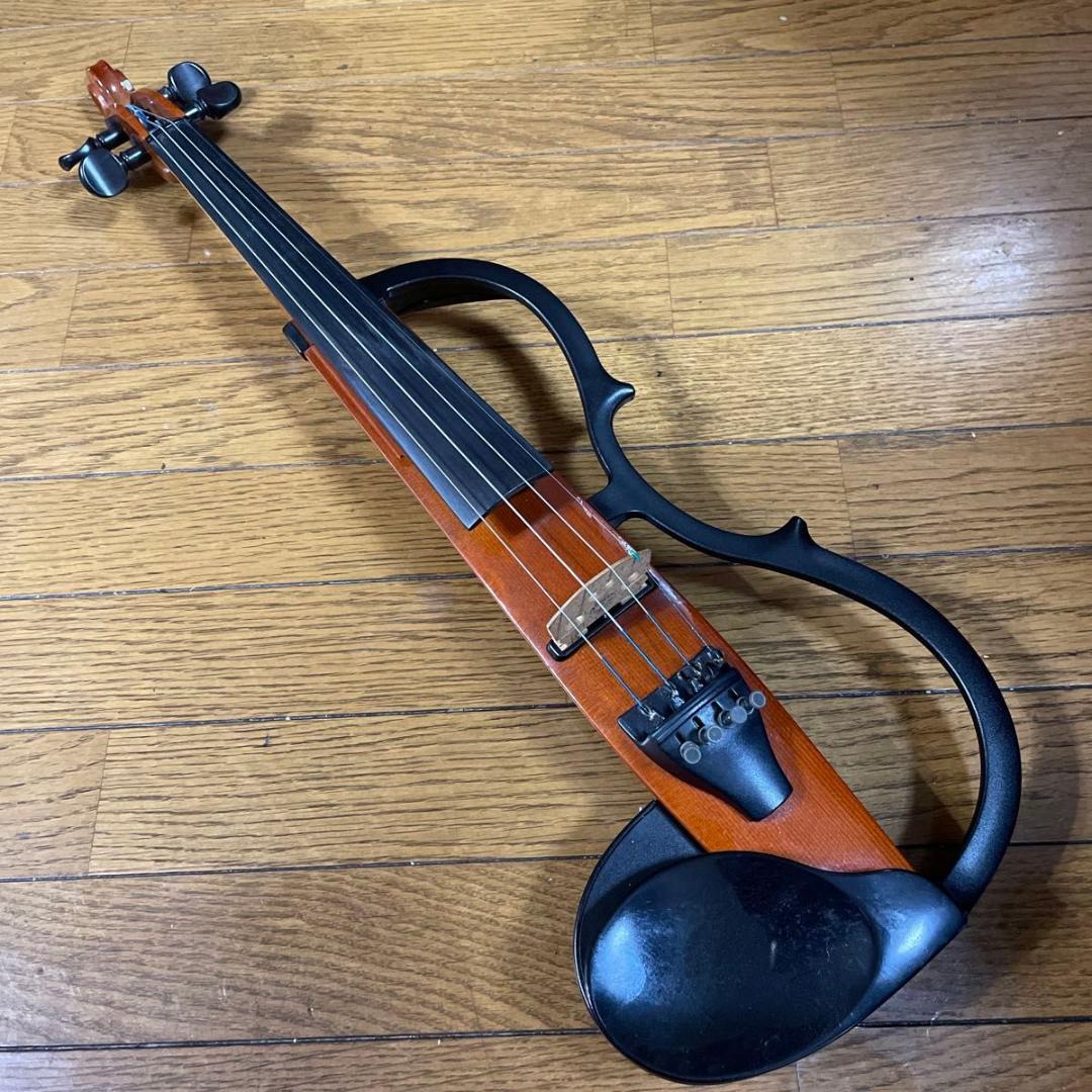 YAMAHA サイレントバイオリン SV-100 4/4 弓・肩当て・ケース付き