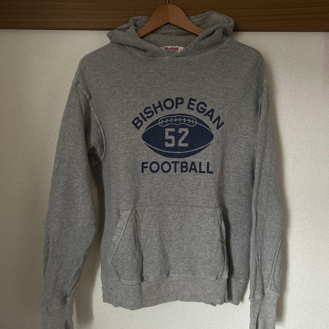 ウエアハウス スウェットパーカー　杢グレー　40