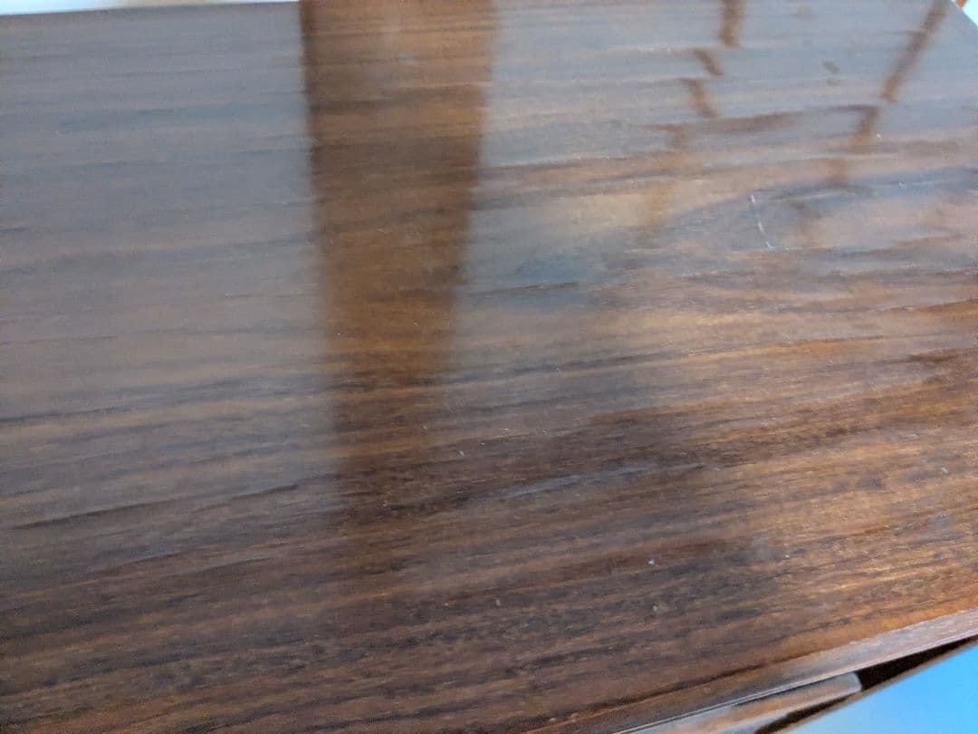 【中古美品】昭和レトロ　木製キャビネット ガラス扉付き　アンティーク