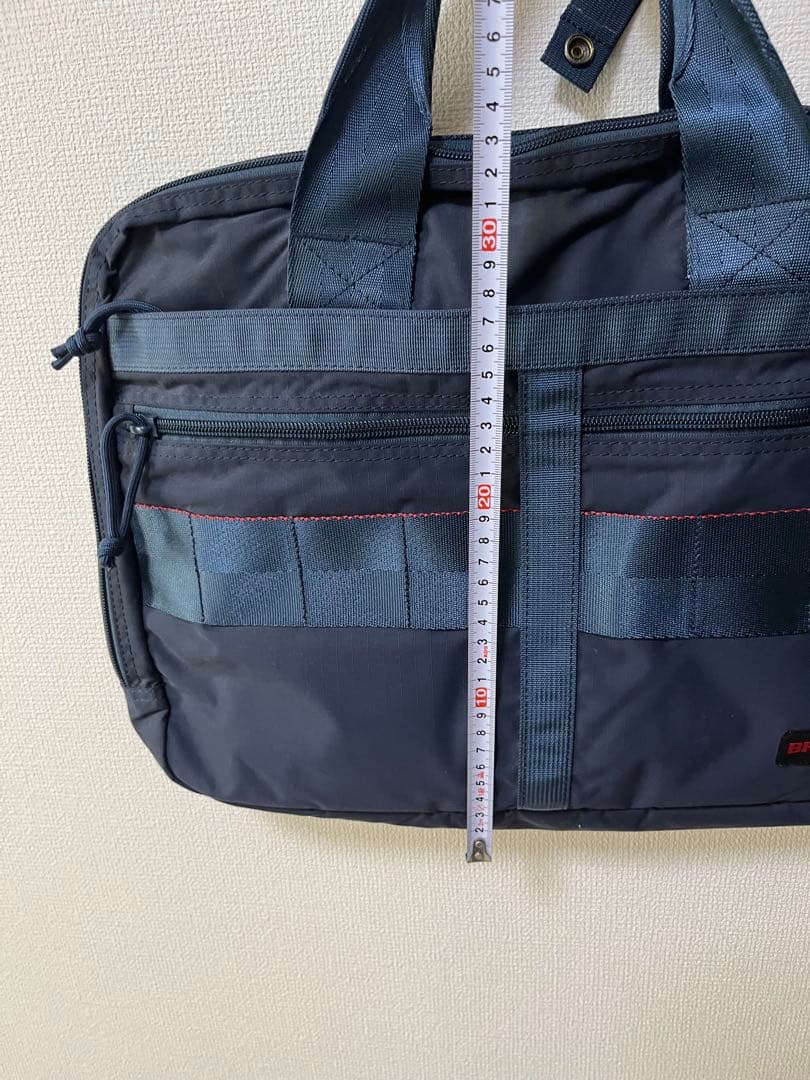 BRIEFINGネイビー ビジネスバッグ ショルダーストラップ付