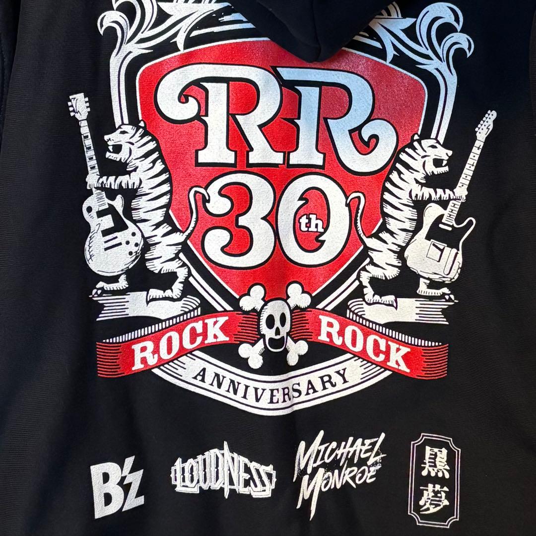 B'z パーカー◆ジップ フーディー L ◆ロックロック フェス
