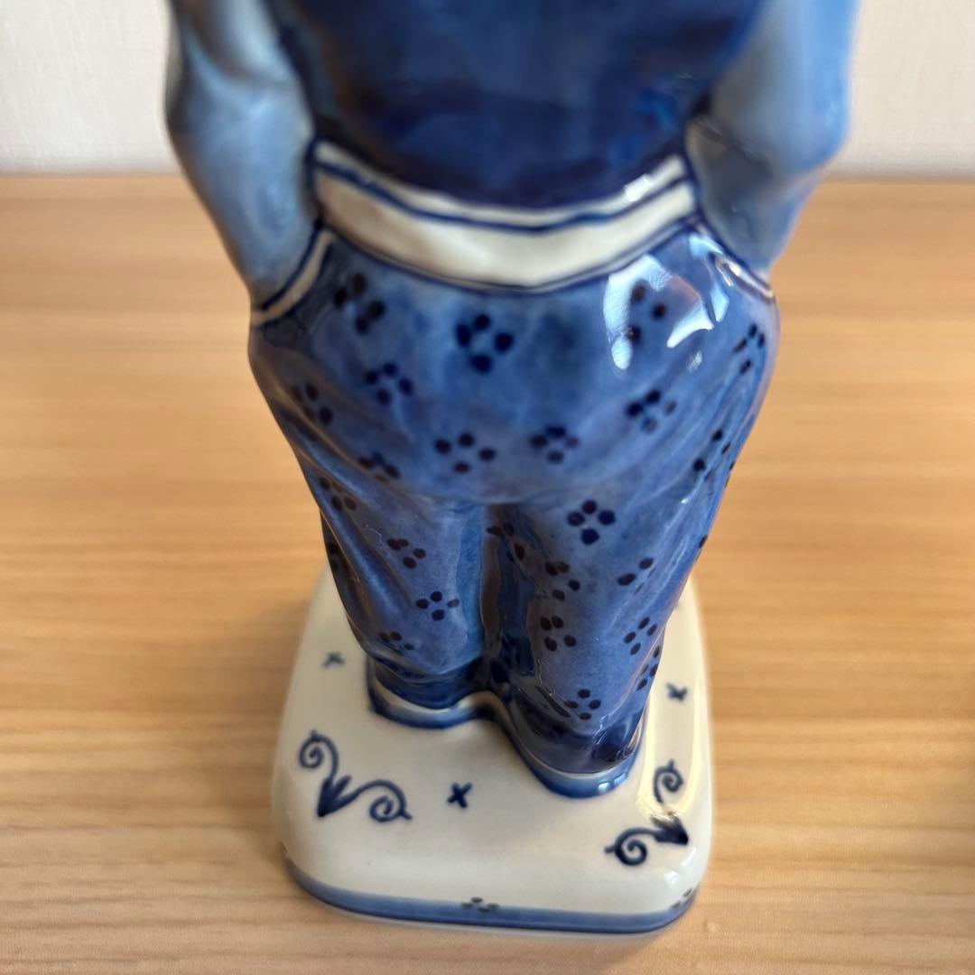 オランダ製 DELFT ロイヤルデルフト　ファーマーと妻　フィギュリン