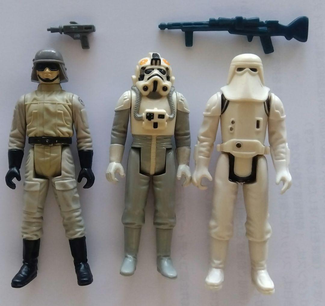 銃付き スターウォーズ オールドケナーフィギュア帝国軍セット