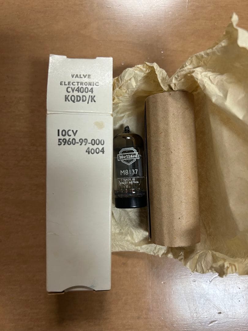 真空管　プリ管　Mullard CV4004 12ax7