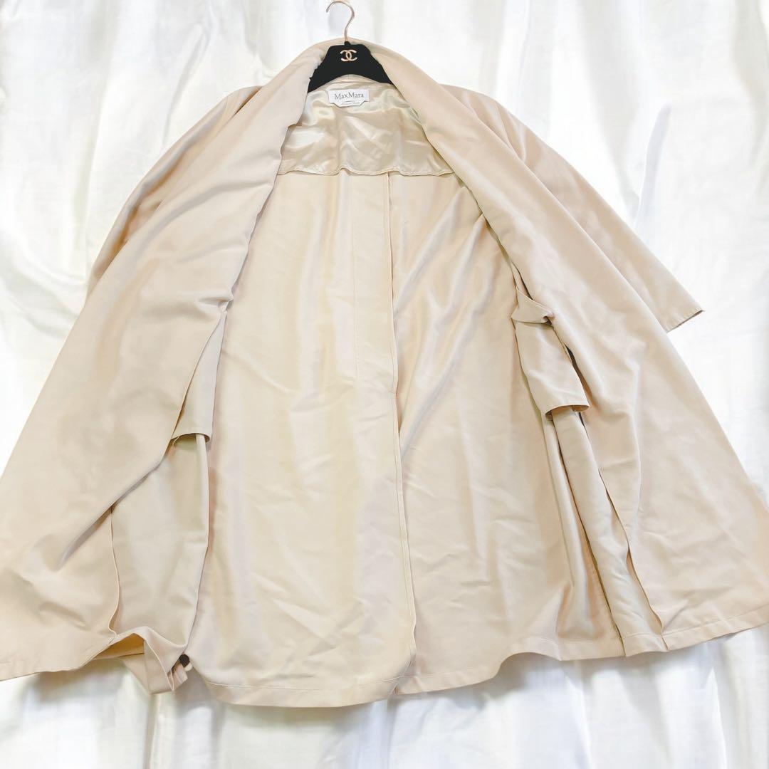 マックスマーラ　maxmar ロング　コート　チェスター　ベージュ　L〜XL