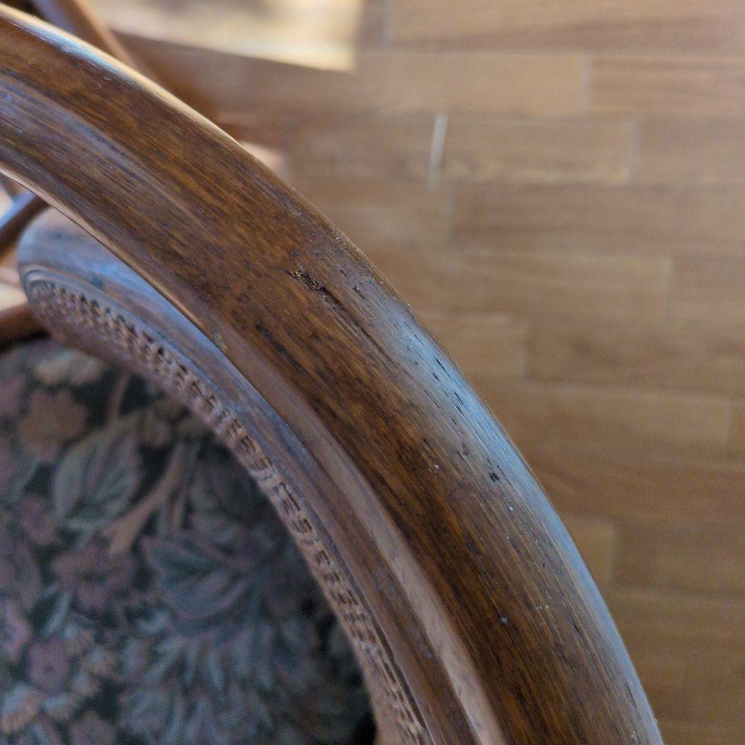 ★最終値下げ 超特価セール★昭和の珍品★コイズミ製 ラタン 回転椅子付きテーブル