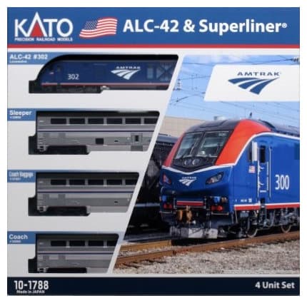 KATO 10-1788 アムトラックALC-42&スーパーライナー4両セット