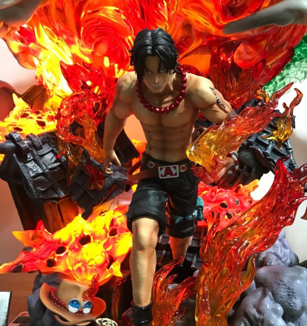 ONE PIECE ポートガス·D·エース 1/3 彫刻フィギュア 海外限定