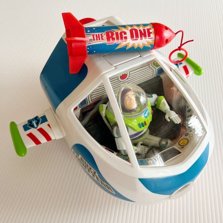 【USED】トイストーリー バズ エクスプローラー 宇宙船 フィギュア付！