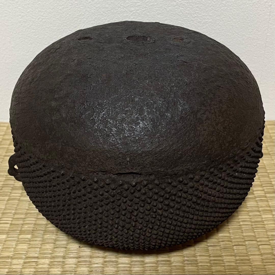 【江戸前期】霰口厚丸釜　名越浄味（古浄味）作