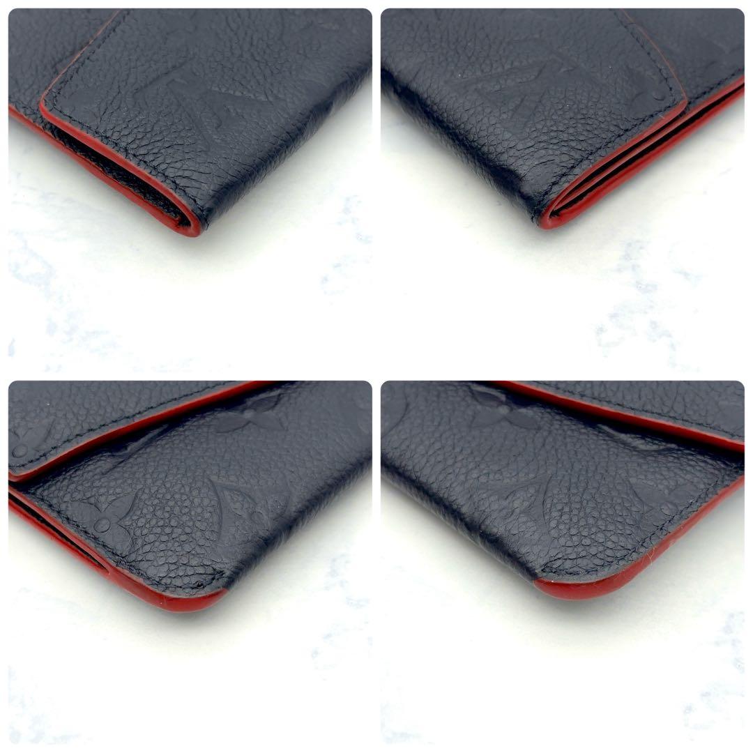 【新品級・レア】ルイヴィトン アンプラント ポシェットクレ マリーヌルージュ