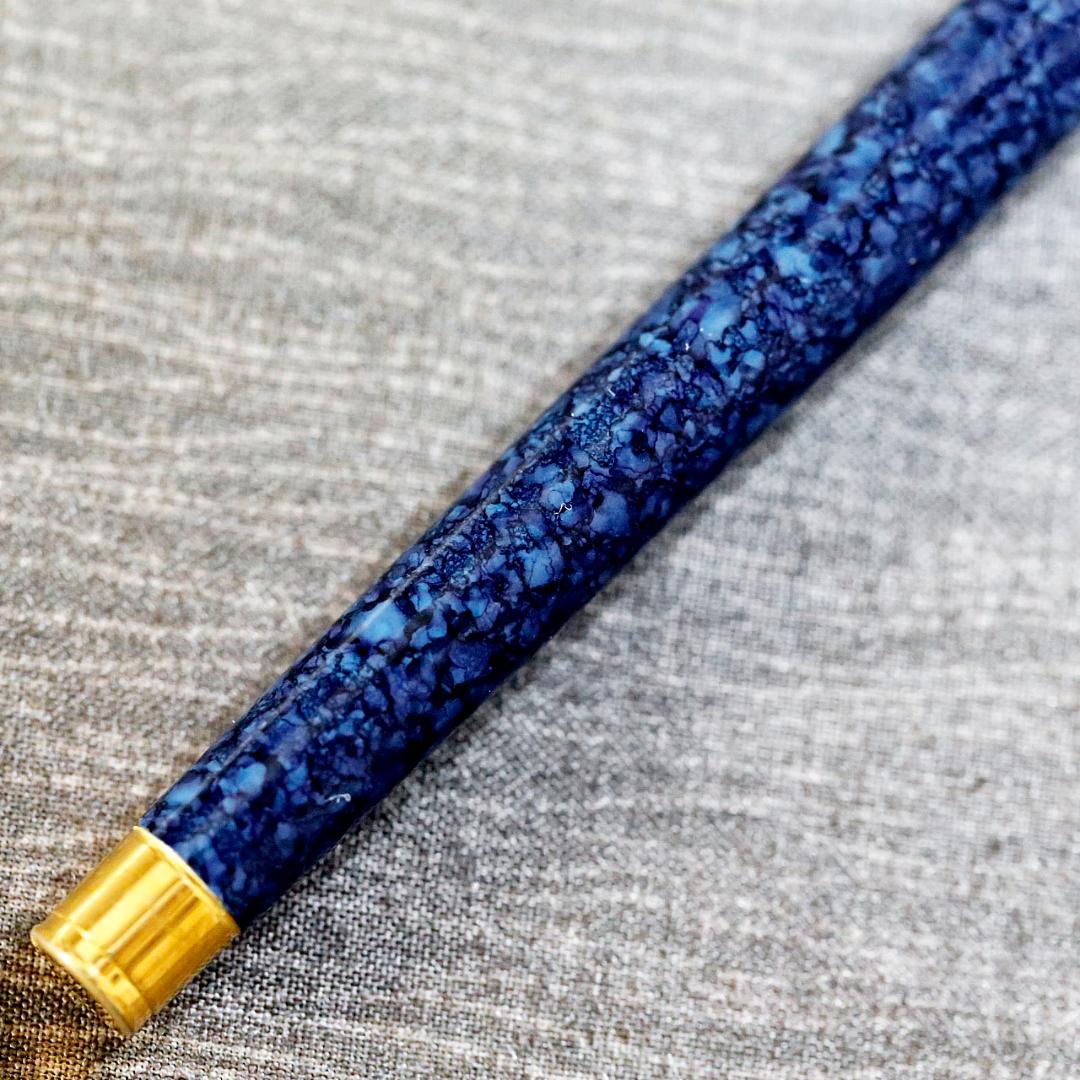 【レア美品 送料込み】モンブラン ボールペン ノブレス ブルーマーブル