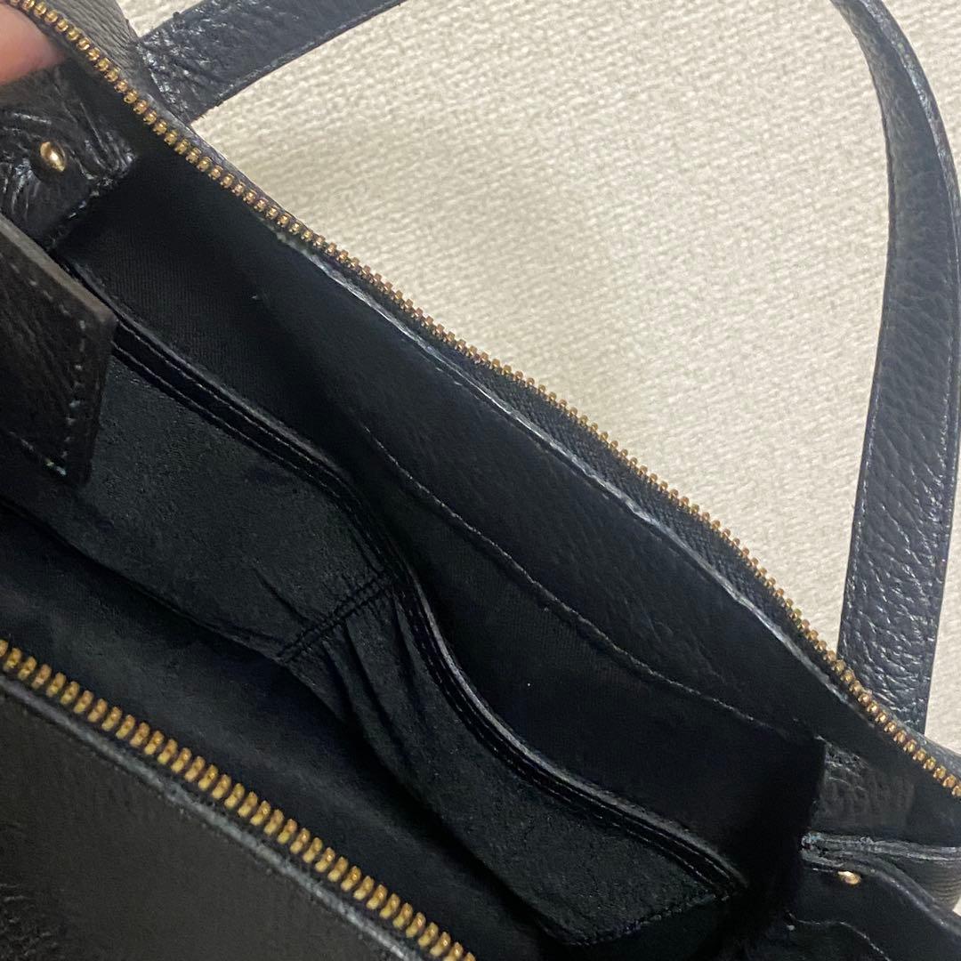 【美品】GIANNI CHIARINI オリガミ M 2wayバッグ 黒