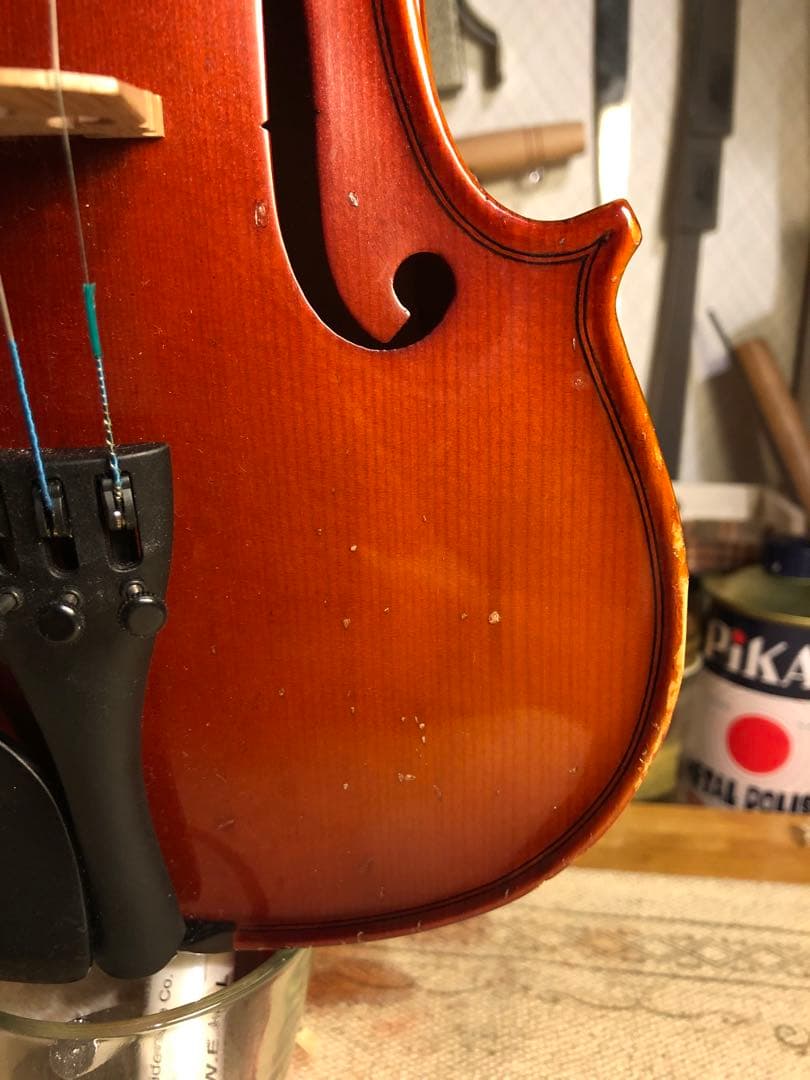 【駒&魂柱調整済】Suzuki分数バイオリンNo230 1/4 2014