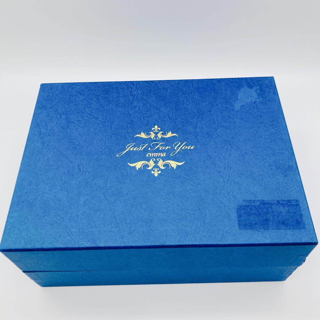 本当に履けるガラスの靴 エマ EMMA デコレーションハート リングバラ付き