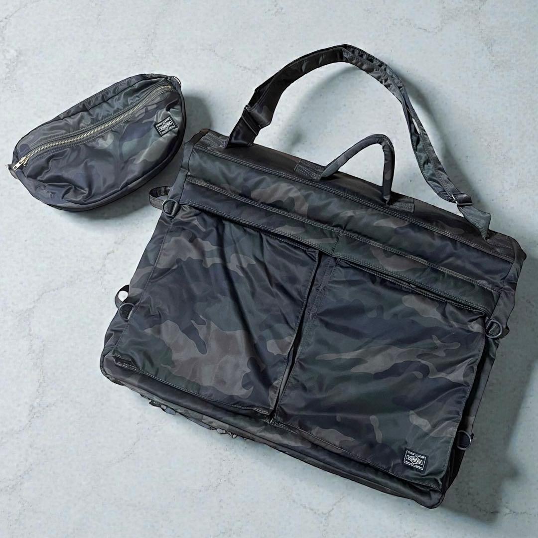 激レア✨ポーター　30周年　タンカー　ガーメントバッグ　カモフラ迷彩