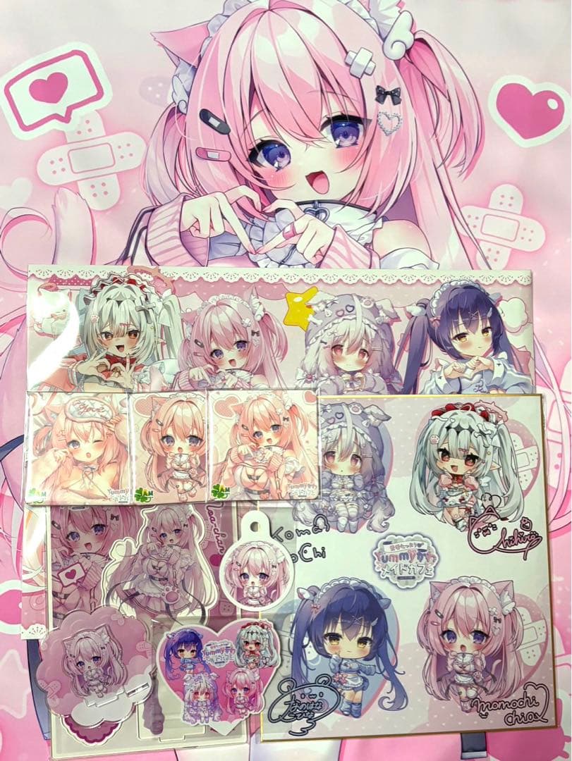 桃稚ちあ ももちあ教 B2タペストリー コースター アクリルスタンド カフェ