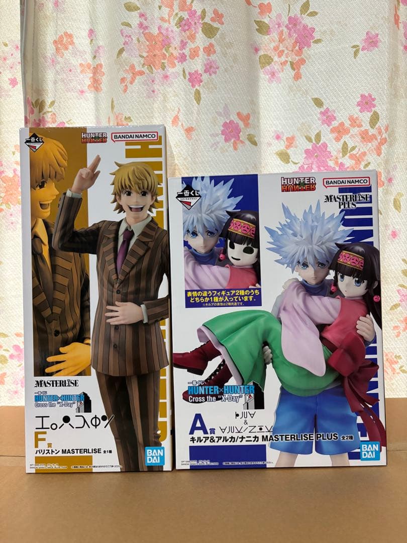HUNTER×HUNTER 1番くじ　A賞キルア&アルカ　F賞パリストン