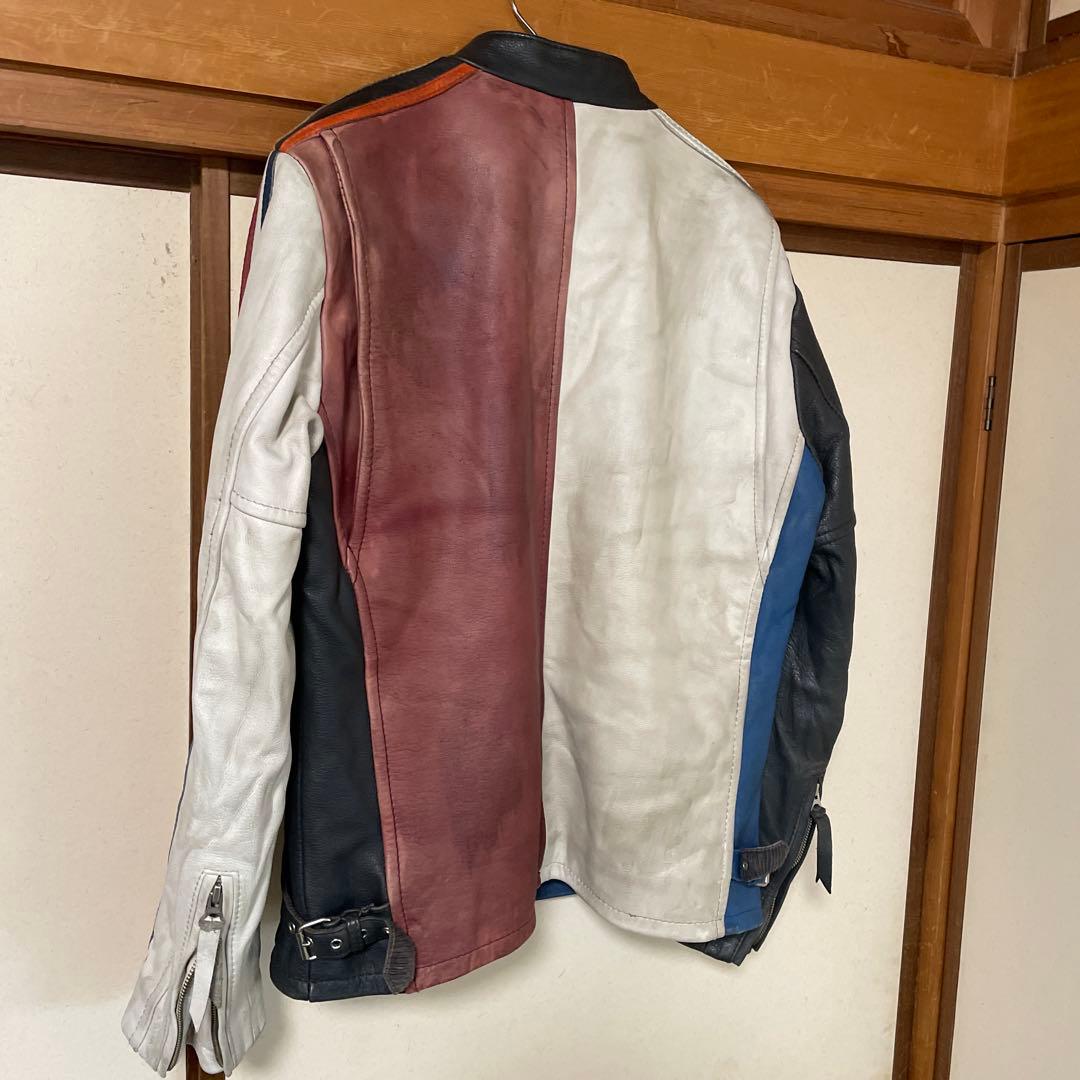 HormonNo1  【L】schott シングル ライダースジャケット