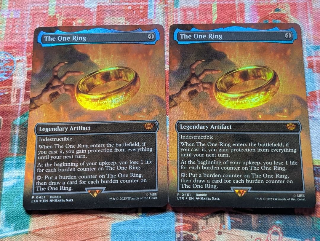 MTG　指輪物語　The One Ring　一つの指輪　英語版　2枚セット