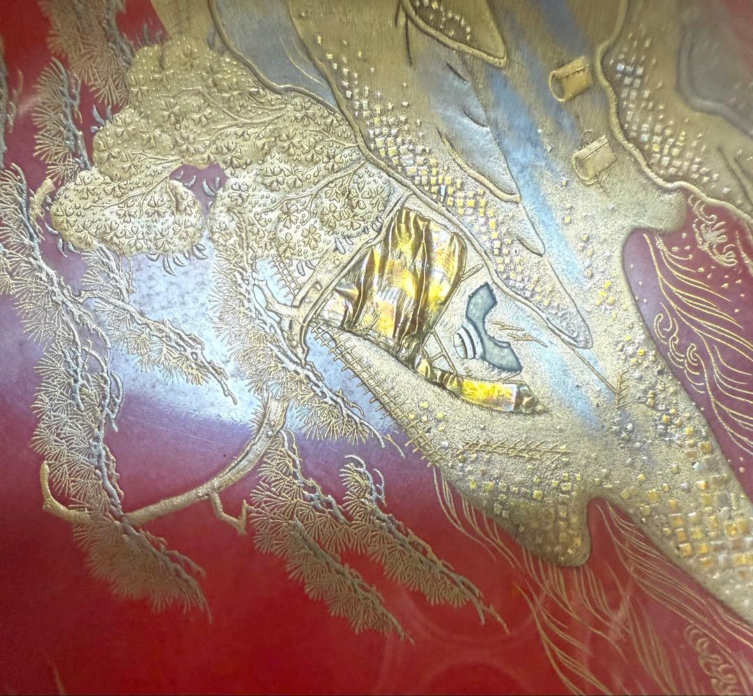 蒔絵　三ツ盃
