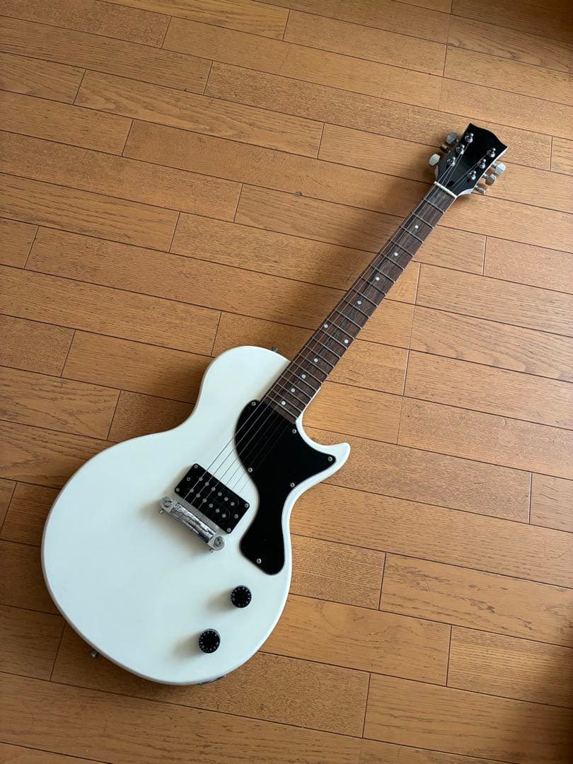 【自作】レスポールタイプ エレキギター ホワイト