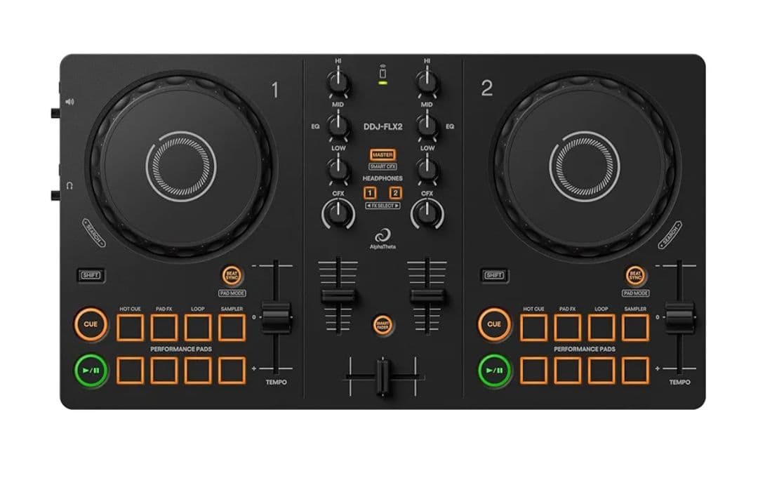 9014AlphaThetaコンパクト2ch DJコントローラーDDJ-FLX2