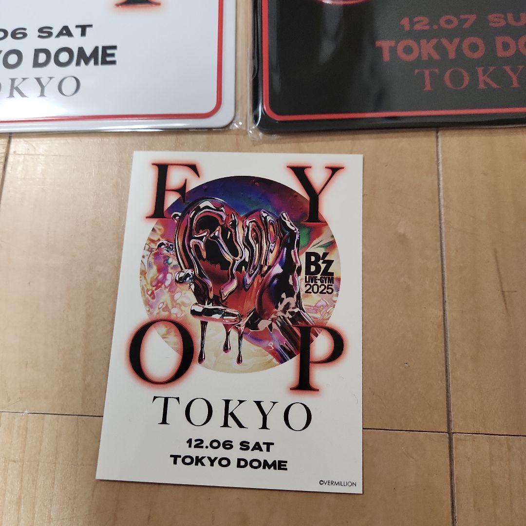 B'z FYOP　メモリアルプレート　東京ドーム　ステッカー