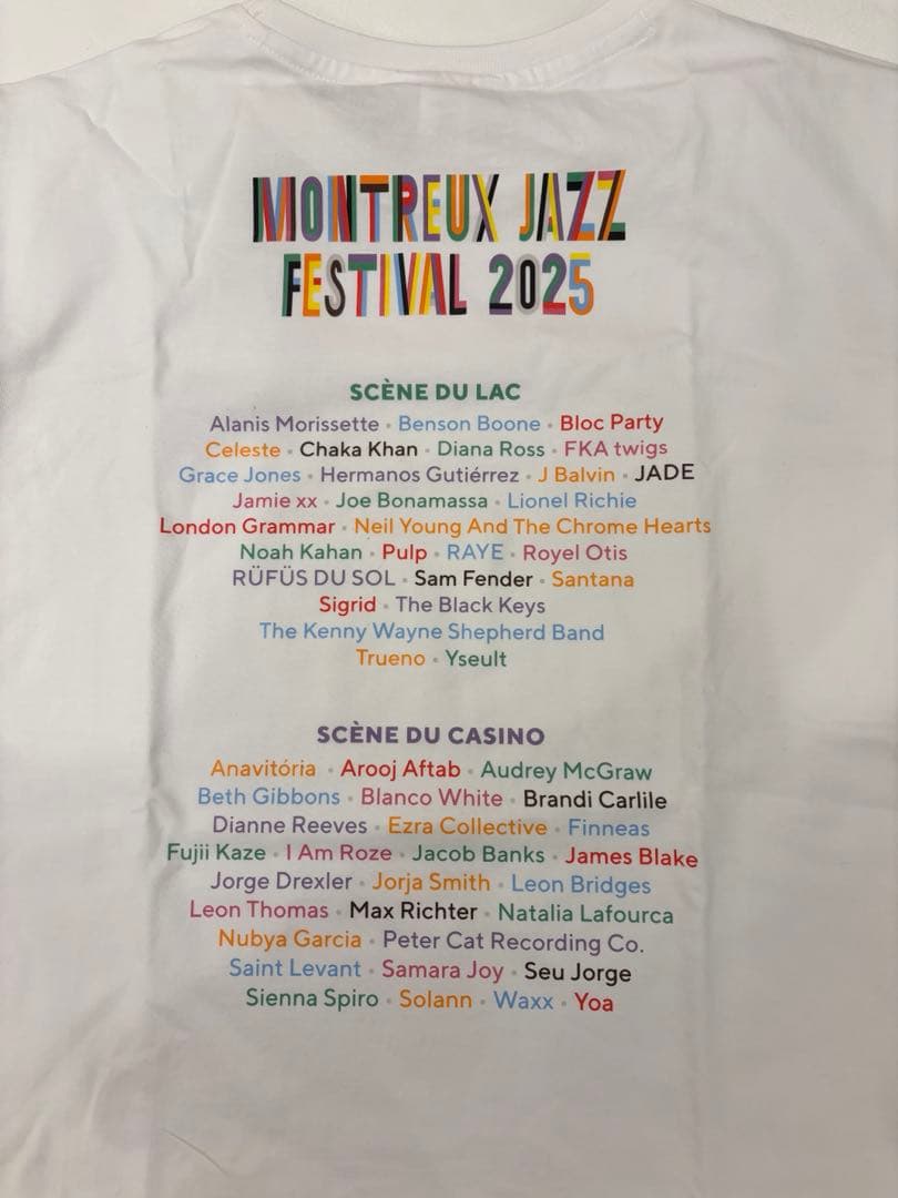 藤井風ネーム入り　ジャズフェスTシャツ（M）