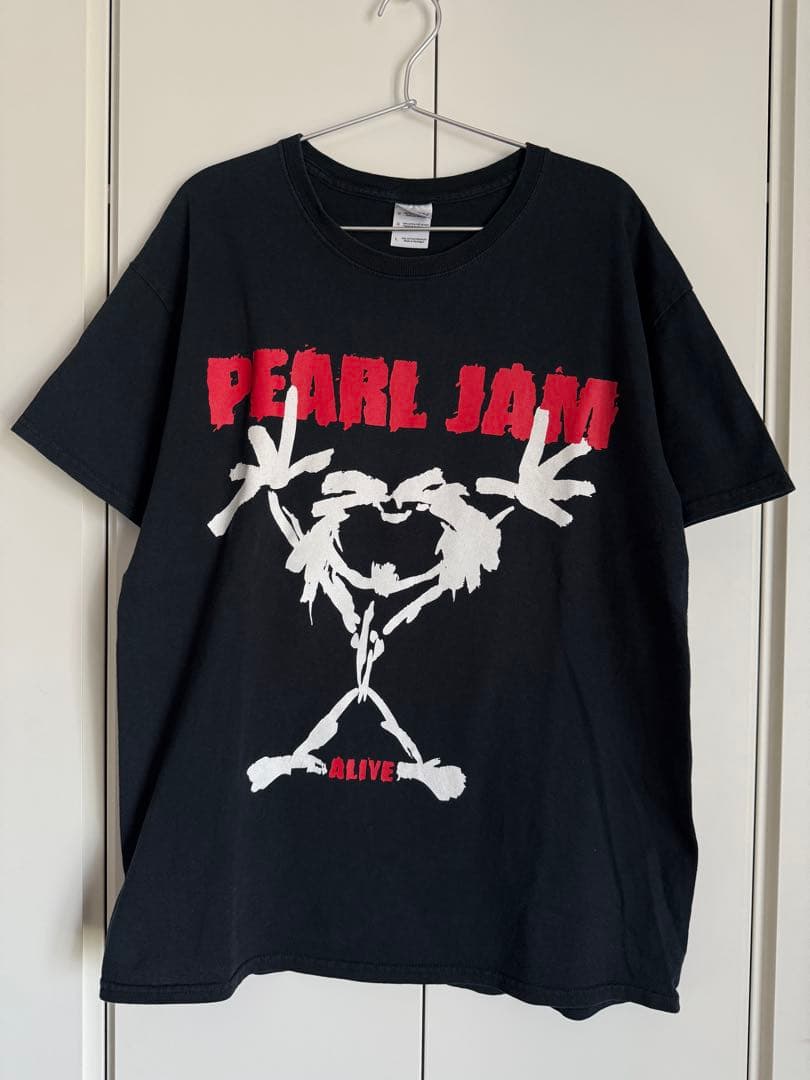 PEARL JAM ALIVE Tシャツ パールジャム BLACK L 黒