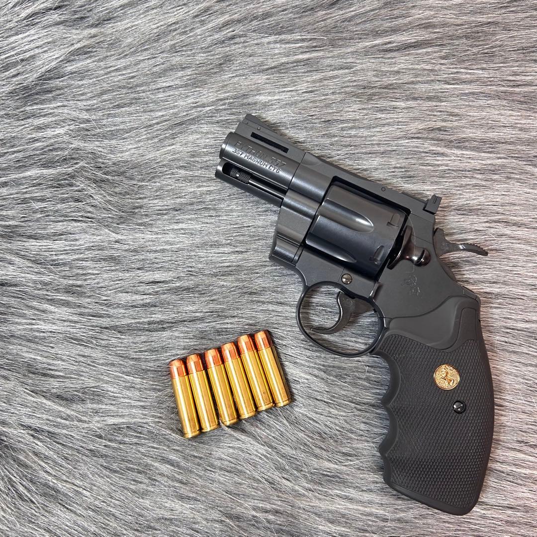 美品　東京マルイ　コルトパイソン2.5インチ　ガスリボルバー　リアルカート仕様