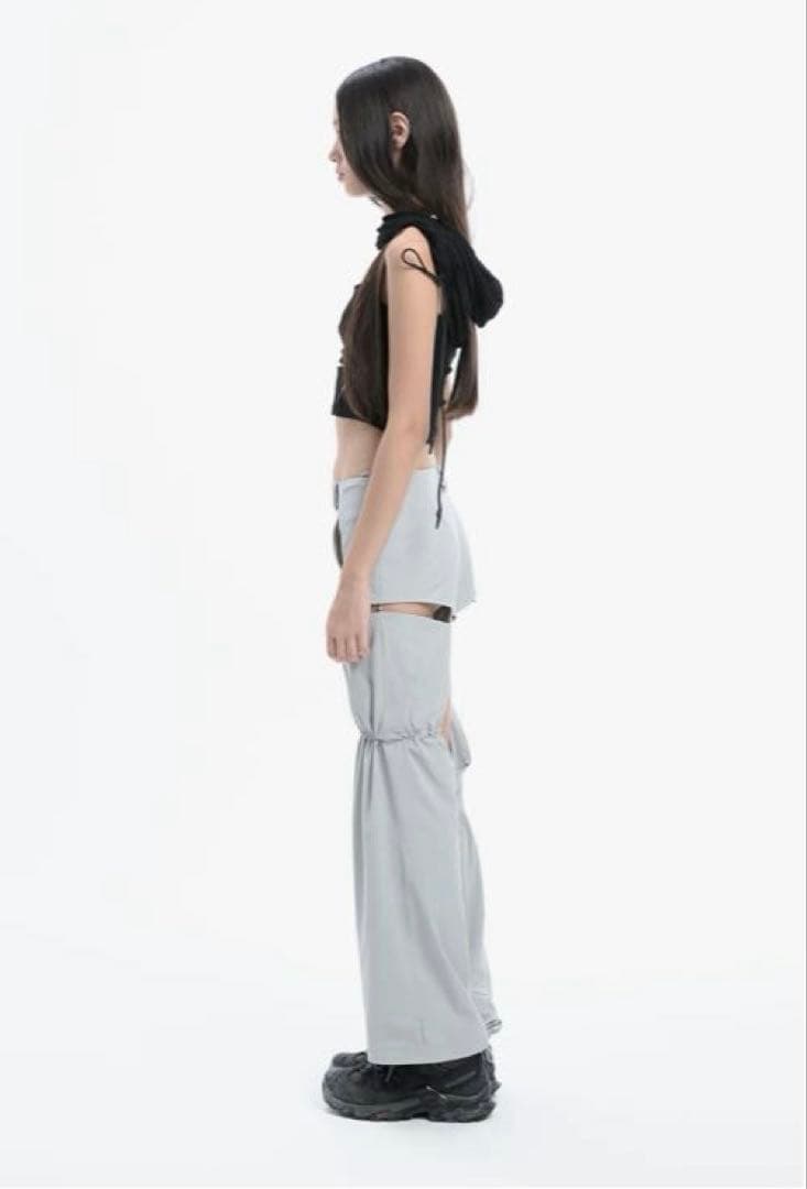 THEREDTHREAD G tech magnet legpants グレー
