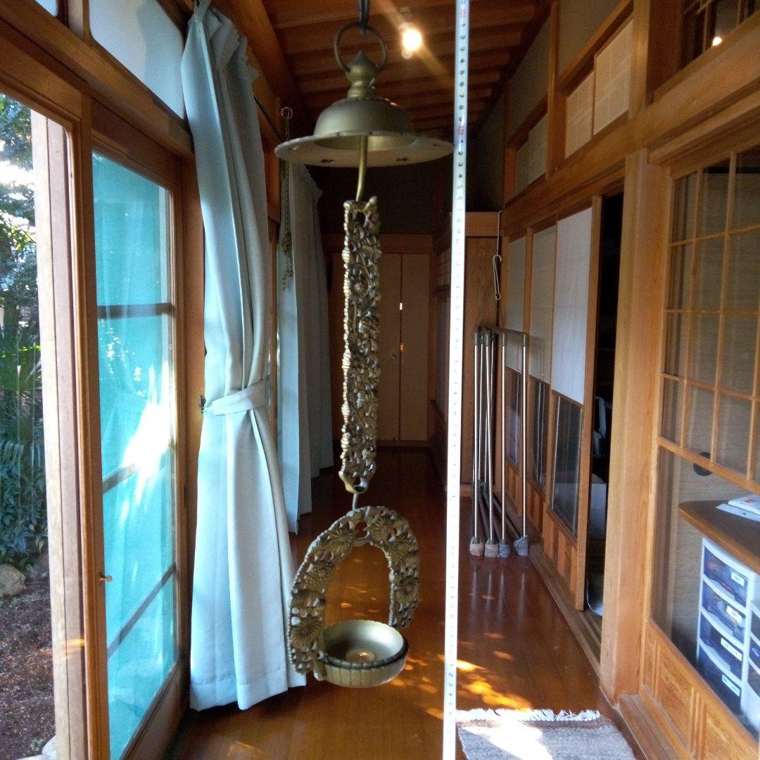 キャンドルホルダー　お灯明　ティーライトキャンドル　アンティーク　縦約５９センチ