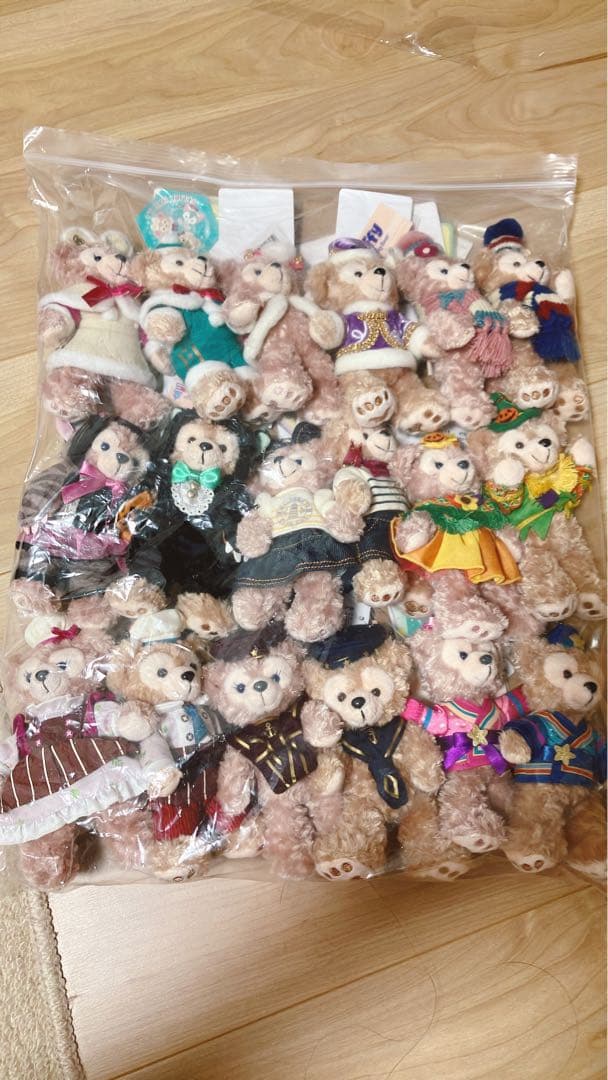 ダッフィー シェリーメイ ぬいぐるみバッチセット