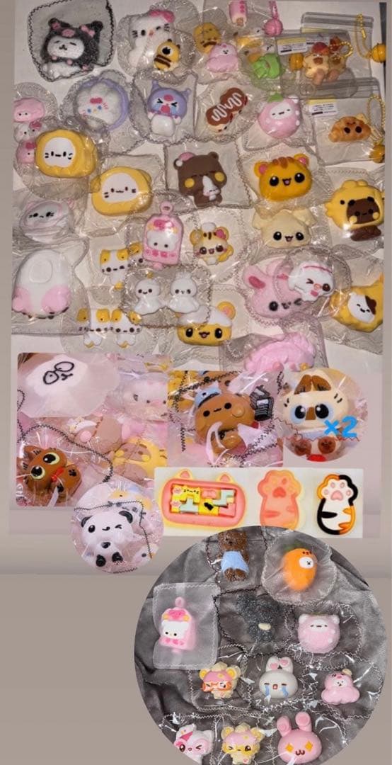 【最終値下げ】スクイーズ　まとめ売り　平成　パン　モモンガ　おまけ付き