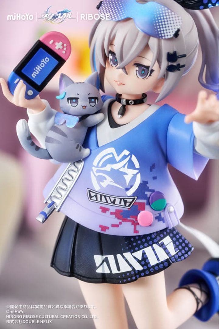 未開封 崩壊:スターレイル ちびねこシリーズフィギュア 銀狼Ver.
