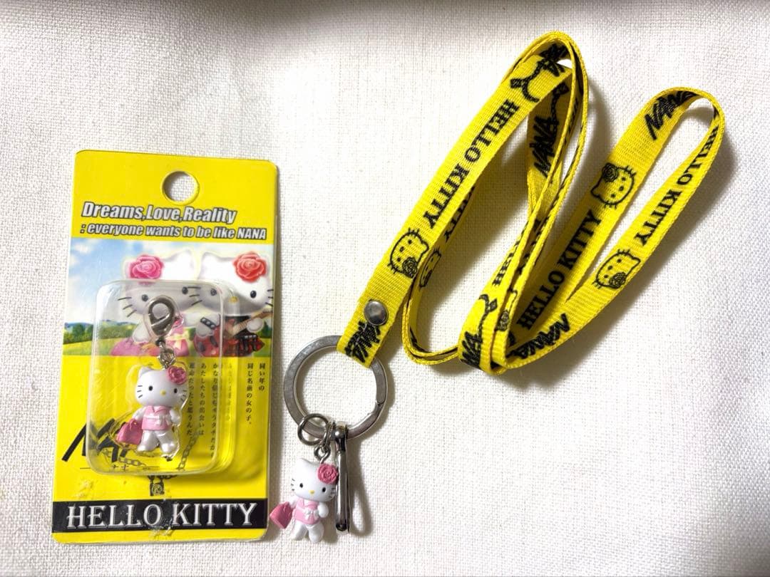 【レア】NANA × HELLO KITTY コラボ ストラップ 2点セット