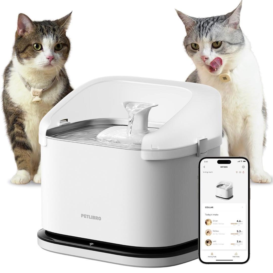 PETLIBRO 給水器 3L RFID スマートアプリモニタリング 自動