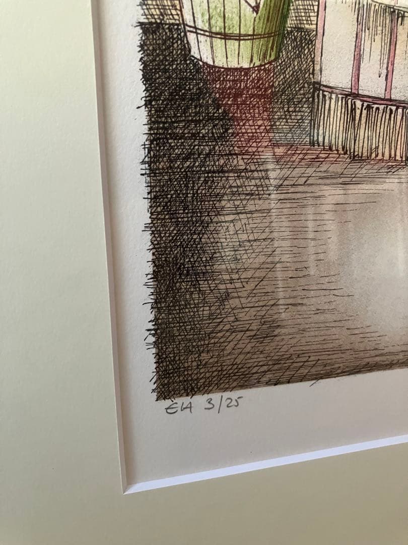 レイモン・ペイネ(二人のソファー)オリジナルリトグラフ版画