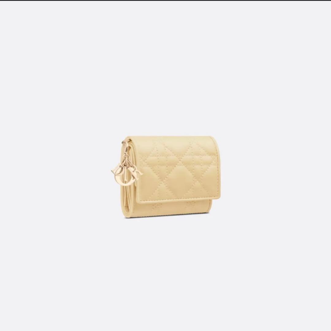新品未使用 美品 Dior レディディオール　ロータスウォレット現行品　財布
