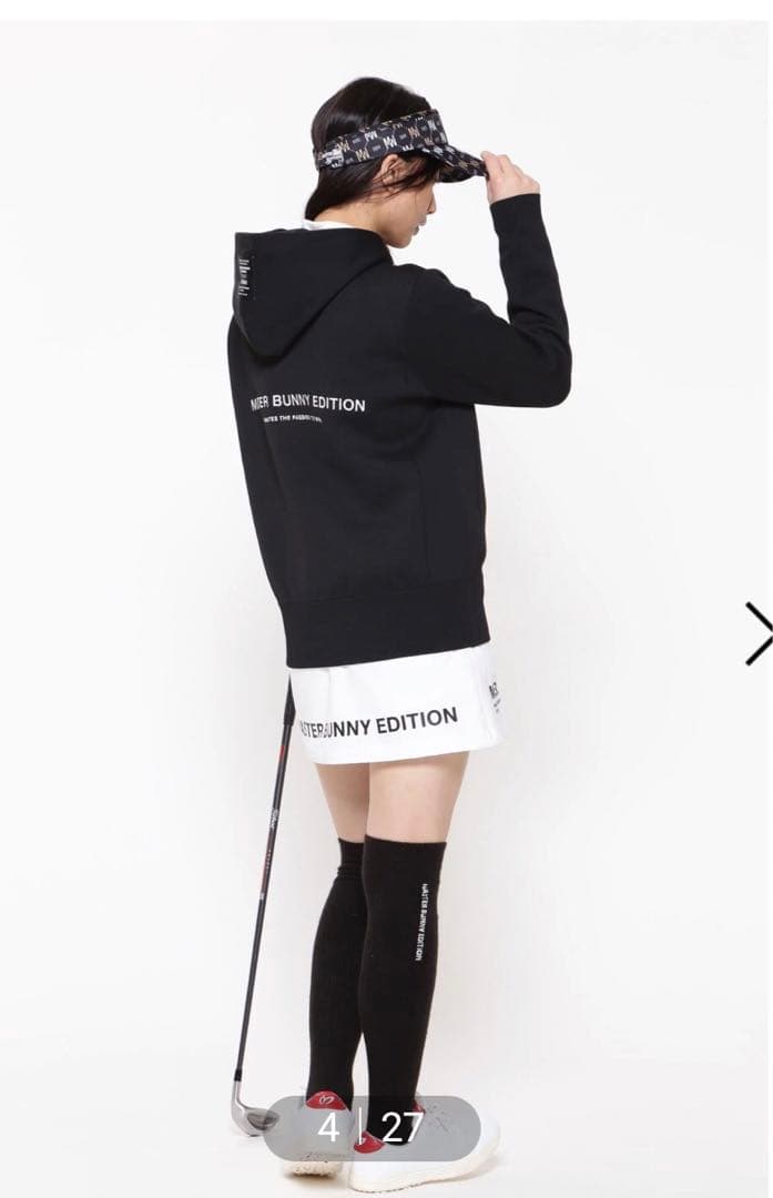 マスターバニー　レディース　接結ニットフーディプルオーバー 2