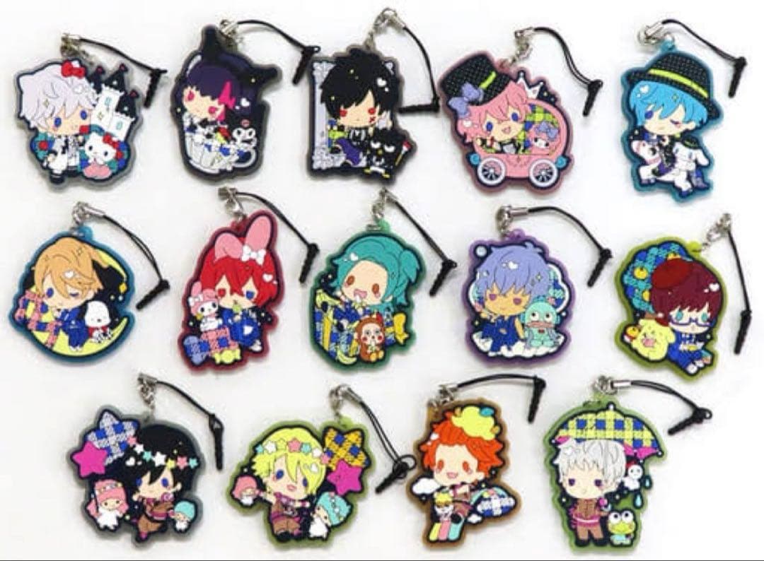 B-PROJECT×サンリオキャラクターズ ラバーストラップ　10箱セット