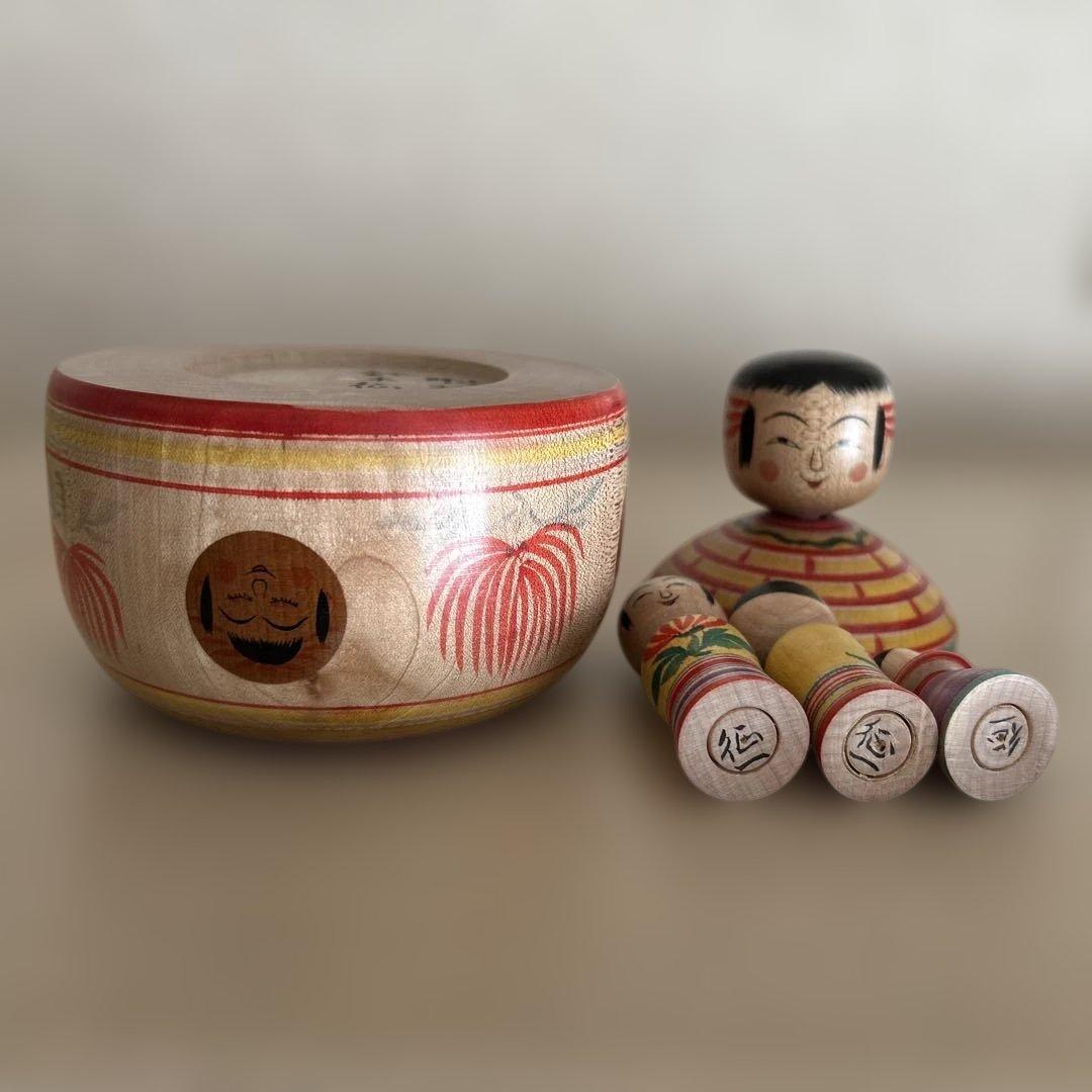 鈴木征一工人 こけし【肘折系】