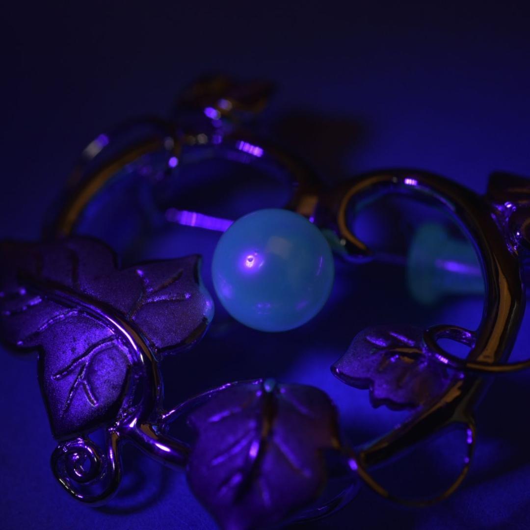 美品 TASAKI ブローチ パール幅7.1mm重さ6.9gSV リーフ ハート