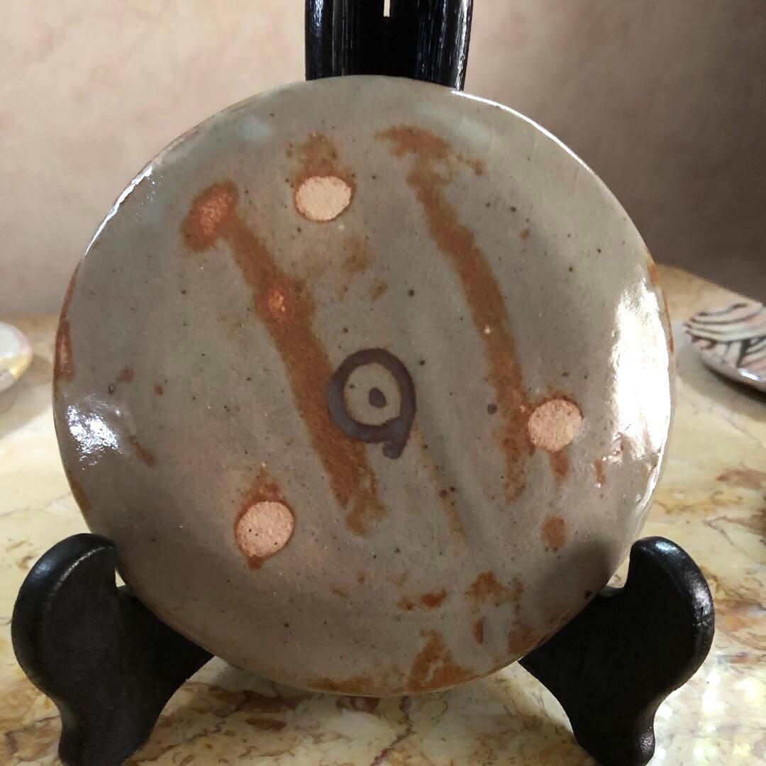 仙山窯 安藤日出武作 乾山風金彩銘々皿5客